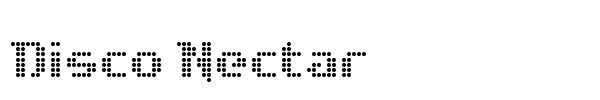 Disco Nectar font preview